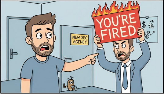 SEO Joke The 302 Client | SEO MUPPET SHOW