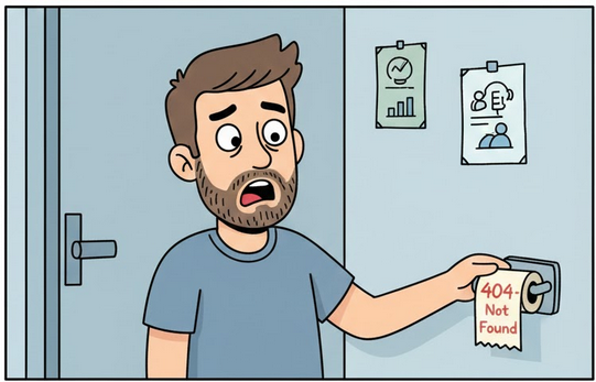SEO Joke - The 404 Error – Real Life Example | SEO MUPPET SHOW